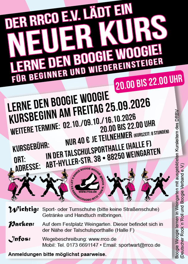 Boogie Kurs 2026