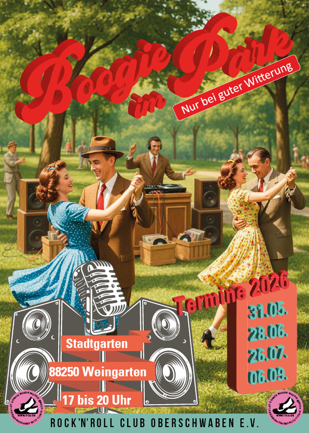 Boogie im Park Digital für soz. Medien